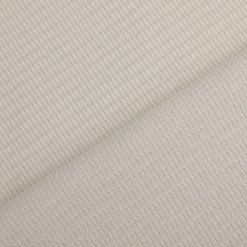 CVC 32s + T/C Slub 21s + Tricot gaufré en élasthanne 30D