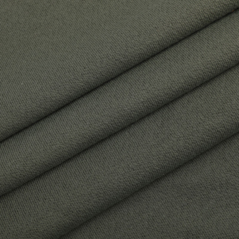 Tissu à texture irrégulière simple face en coton/lin 21s