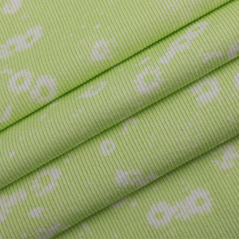 Tricot côtelé en spandex 2x2 entièrement plaqué JC + 30D des années 40